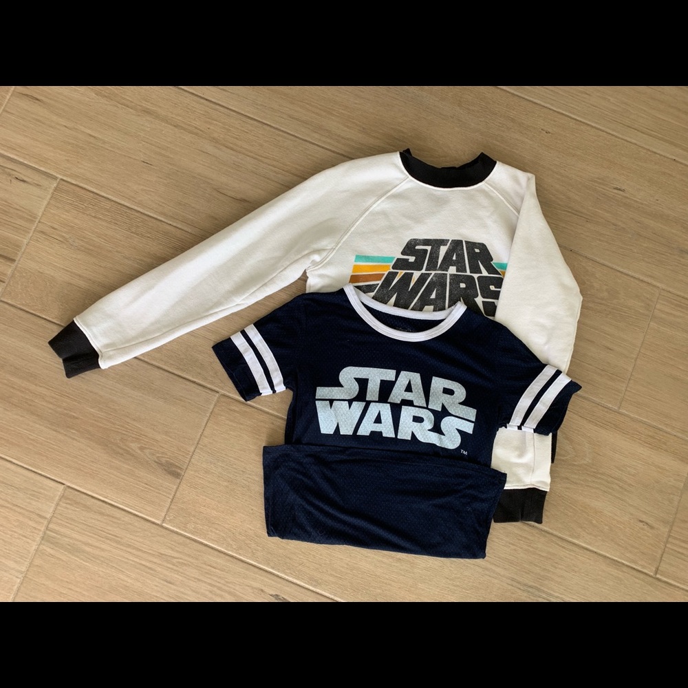 Star Wars Sweatshirt and Jersey T-Shirt Set
